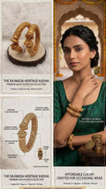 Gold Plated Rajwadi Kadha