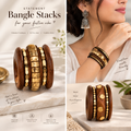 Wooden Bangle Stack