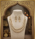 Kundan Double line necklace