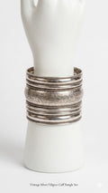Oxidized Cuff Bracelet