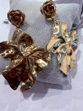 Moonlit Muse Golden Earrings
