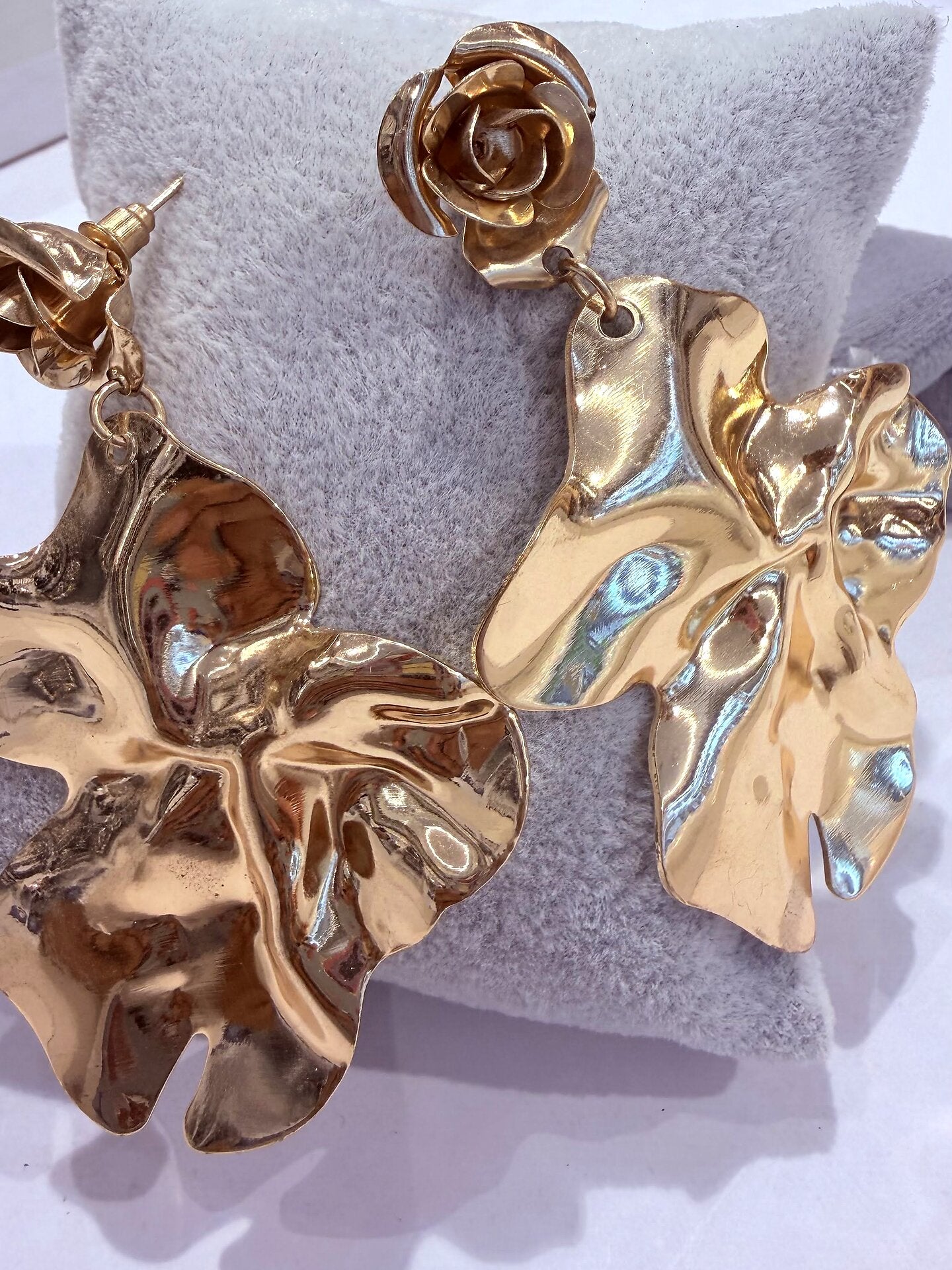 Moonlit Muse Golden Earrings