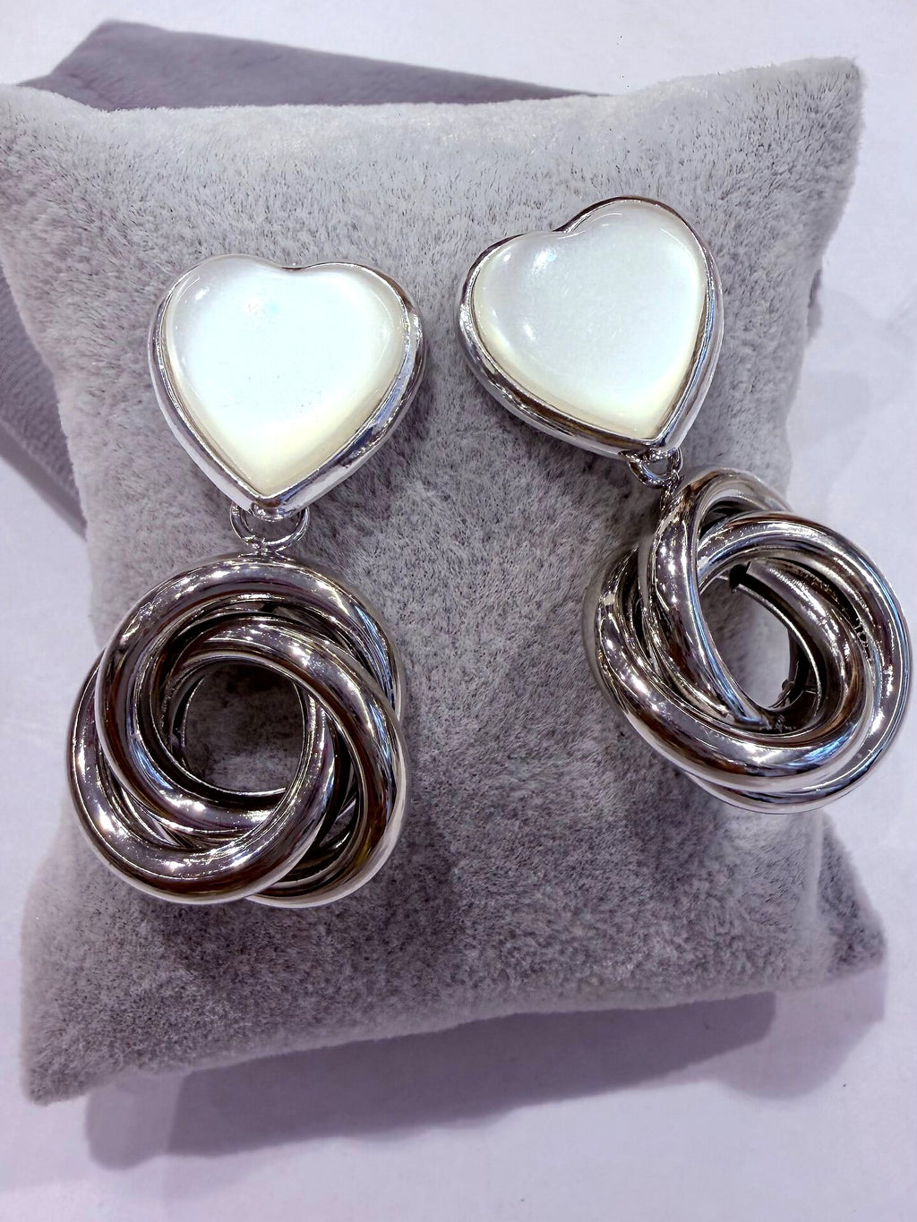 Lunar Glow silver Earrings