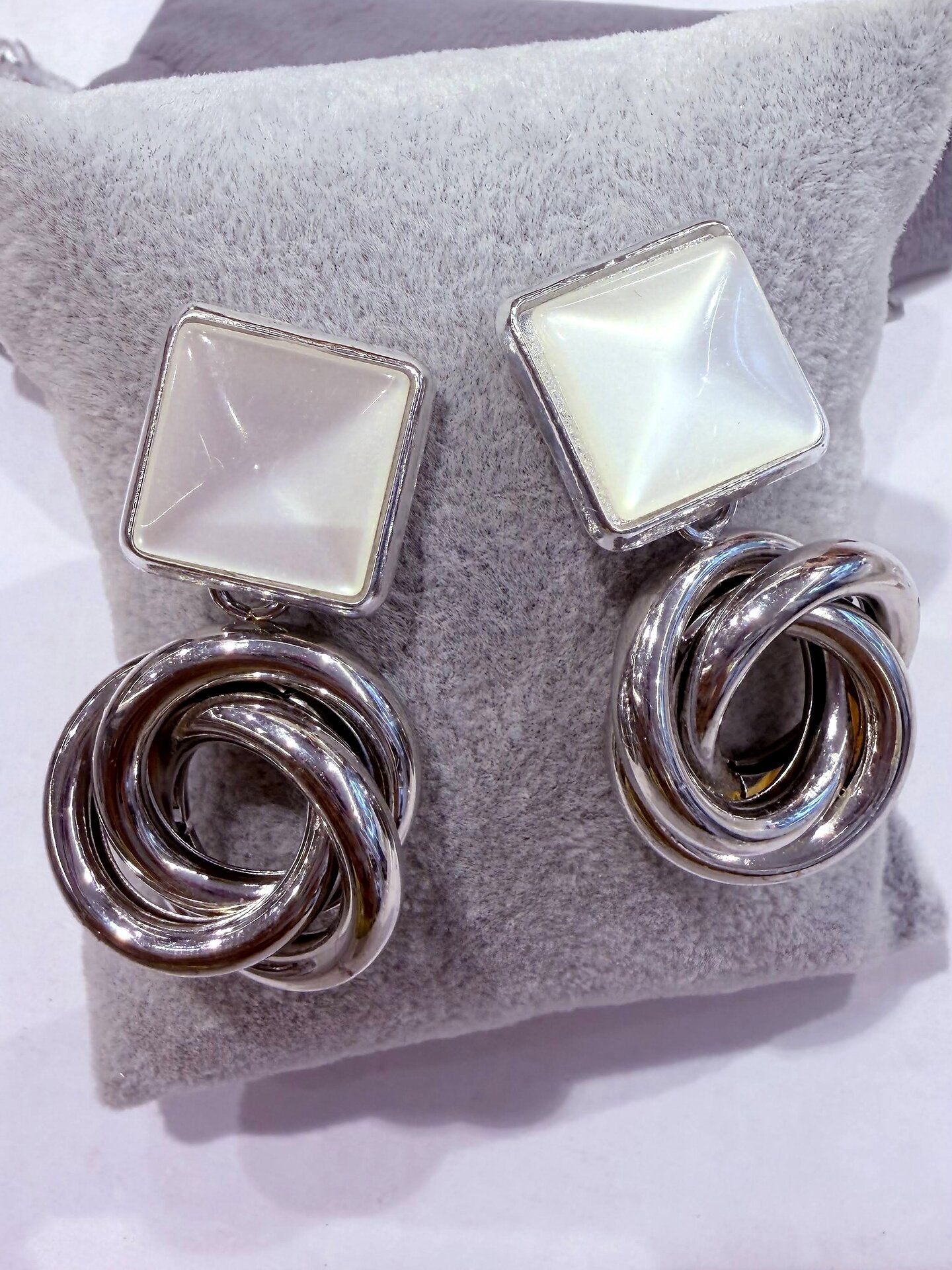 Forever Glow silver Earrings