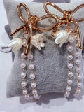 Knot and Pearls Earrings