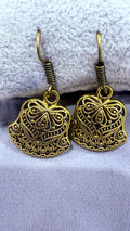 Golden oxidized Earrings