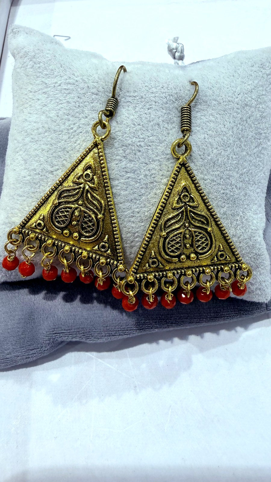 Golden oxidized Earrings