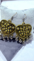 Golden oxidized Earrings