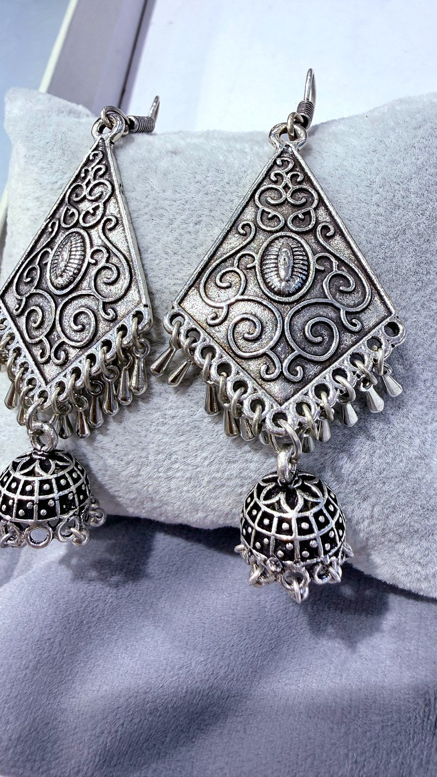 Oxidized Earrings