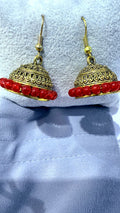Golden oxidized Jhumka