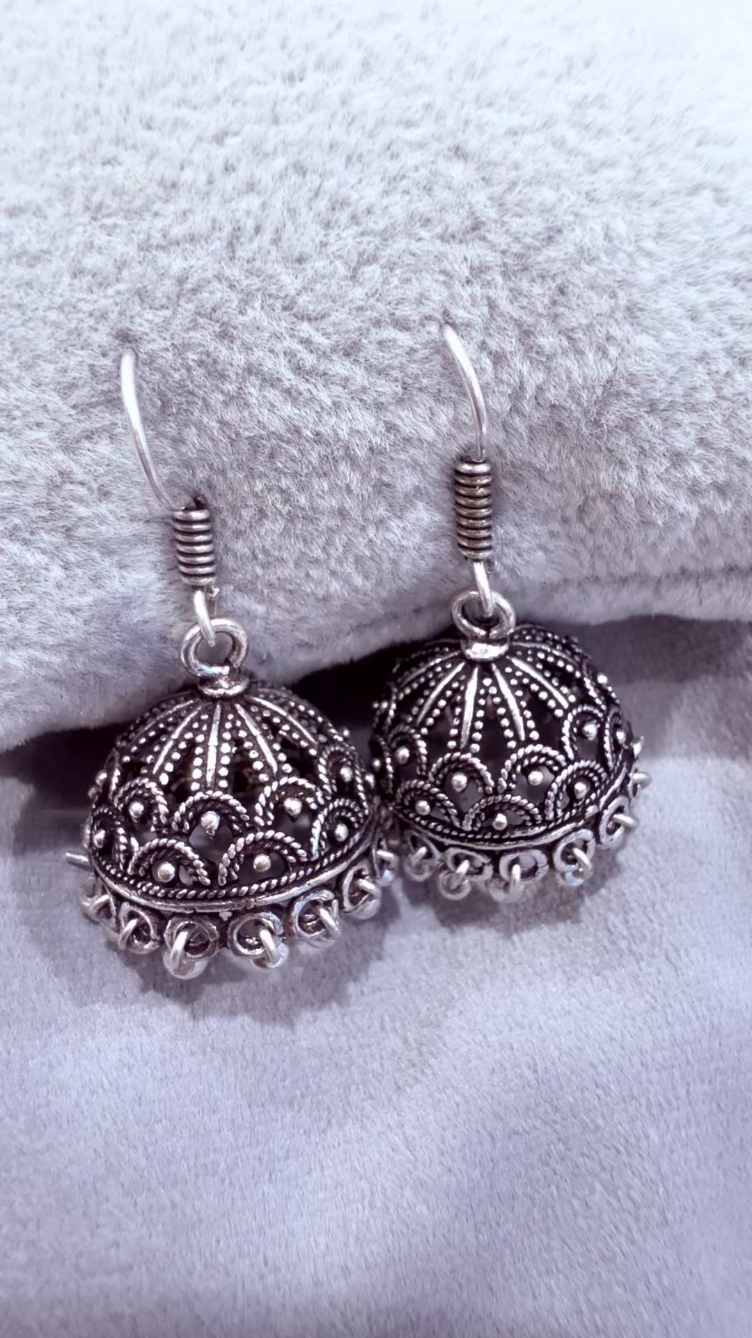 Oxidized Jhumka